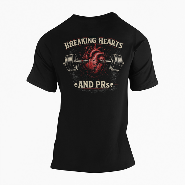 Breaking Hearts & PRs T-Shirt - Black