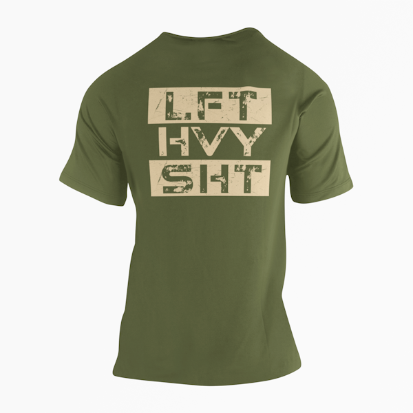 Barbent LFT HVY SHT Tee t-shirt green gym