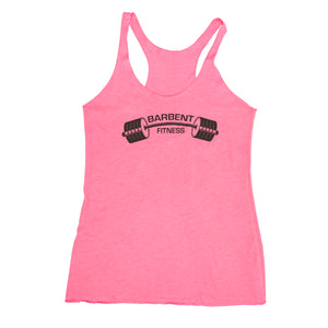 Classic Logo Womens Racerback Tank - Barbent Fitness