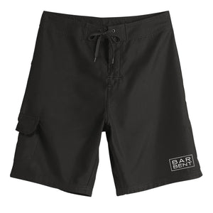 Board Shorts - Black Board Shorts - Barbent Fitness